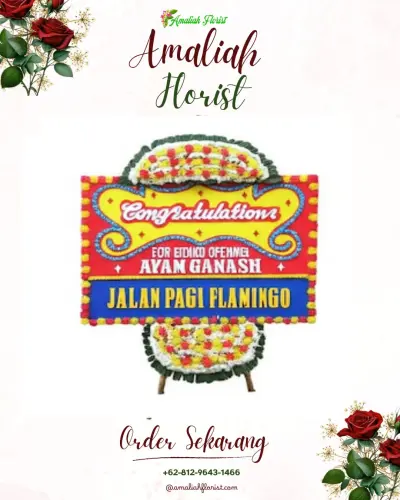 Bunga Papan Congratulation di Bagoang